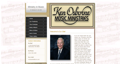 Desktop Screenshot of kenosbornemusicministries.com
