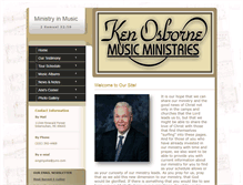 Tablet Screenshot of kenosbornemusicministries.com